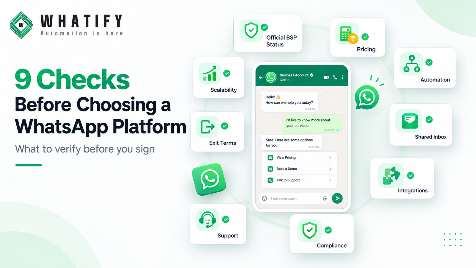 How to Choose a WhatsApp API Provider: 9 Checks